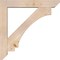 Ekena Millwork Imperial Slat Smooth Bracket w/ Offset Brace, Douglas Fir, 7 1/2"W x 46"D x 46"H BKT0806X46X46IMP06SDF - alternate 2